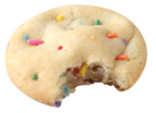 Confetti cookie flavor icon